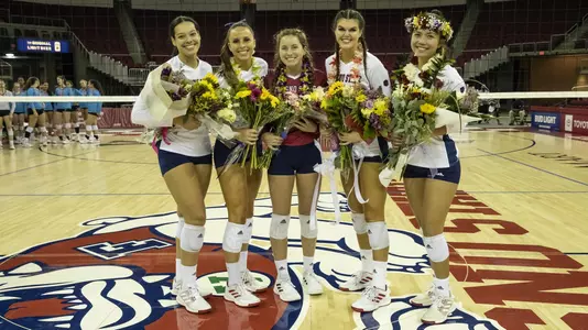 Senior Day volleyball 2021