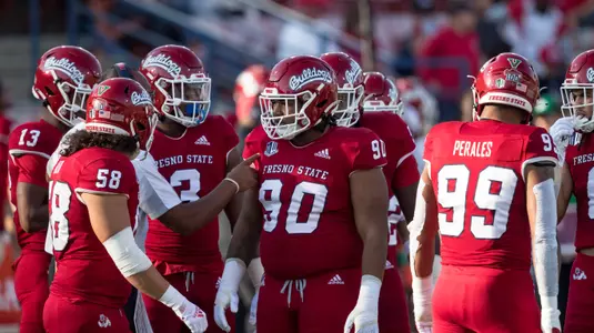 November 6, 2021, Bosie St at Fresno State; Players: