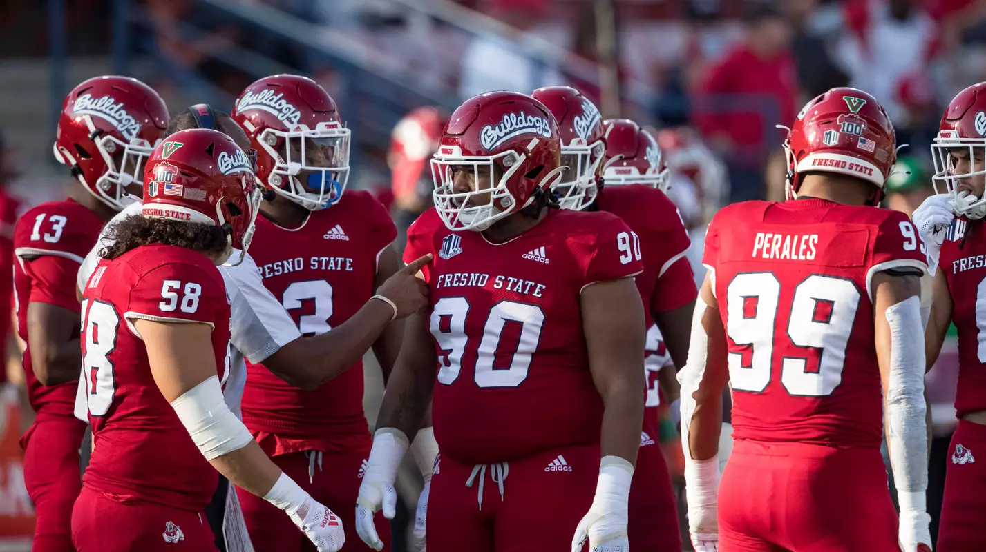 November 6, 2021, Bosie St at Fresno State; Players: