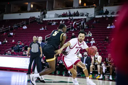 Jemarl Baker in game against Idaho