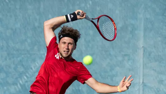 February 12, 2020; Fresno State men's tennis host UC Davis for their season opener at the Spalding G. Wathen Center