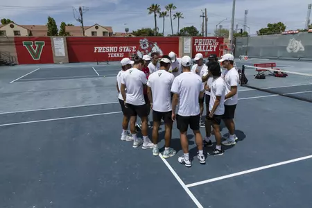 April 24, 2021; Fresno State Men's tennis host Nevada for a Mountian West conference game and honor the seniors.