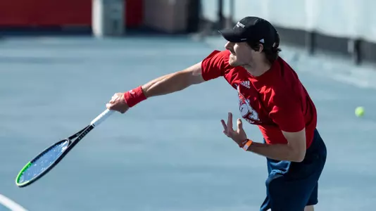 February 12, 2020; Fresno State men's tennis host UC Davis for their season opener at the Spalding G. Wathen Center