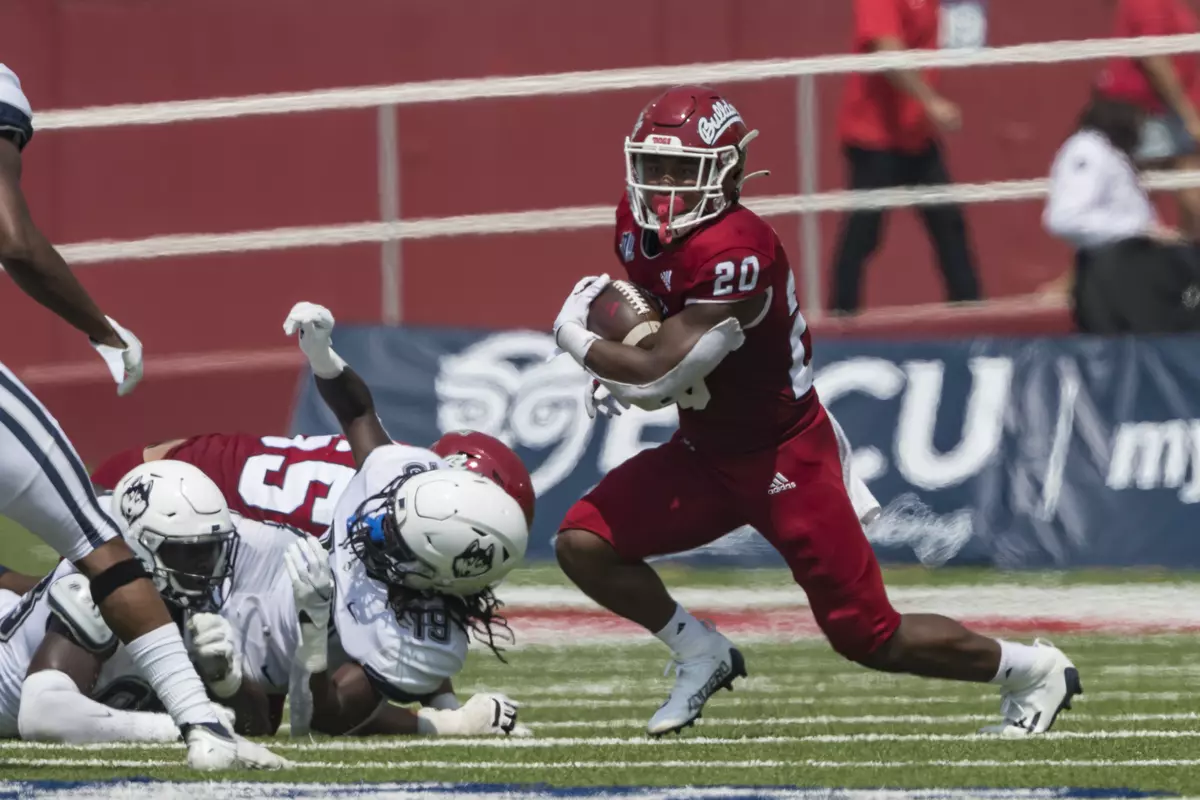 Fresno State Bulldogs running back Ronnie Rivers (20)