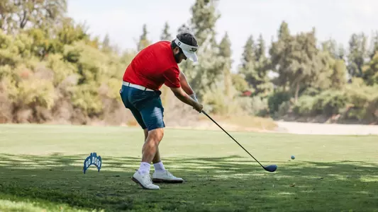 The Fresno State Bulldogs Mens Golf Team competes at the 2022 Nick Watney Invitational at the Kings River Golf Course and Country Club in Kingsburg, CA on September 27, 2022. (Samuel Marshall Photography)
