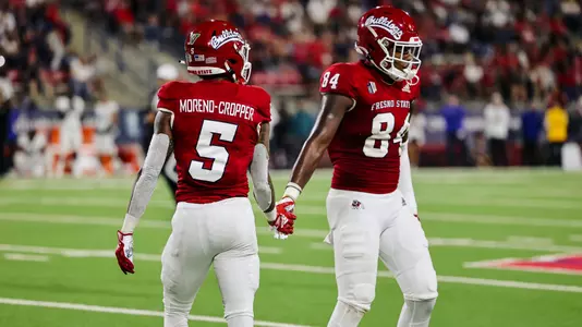 The Fresno State Bulldogs take on the San Jose State Spartans at Valley Childrenâ??s Stadium in Fresno, California on October 15, 2022. (Samuel Marshall Photography)
