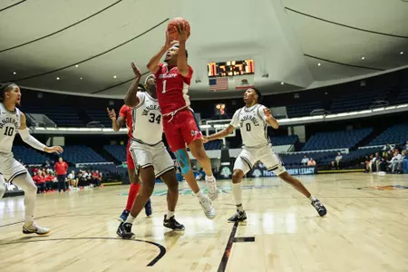Anaheim, CA - November 24, 2022 - Anaheim Convention Center: XXXXX (XX) of the Fresno State University Bulldogs / Vanderbilt Commodores during the 2022 Paycom Wooden Legacy.(Photo by Kohjiro Kinno / ESPN Images)