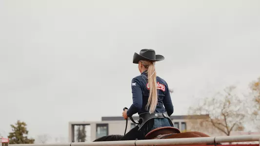 Equestrian Rider at Student Horse Center