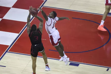 Jordan Campbell, defense, close out, vs. SUU, TBC