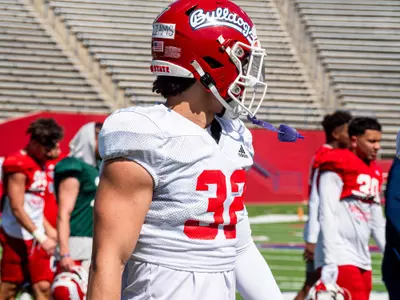 Evan Williams at 2022 Spring Practice #8