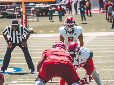Levelle Bailey at the Spring game.
