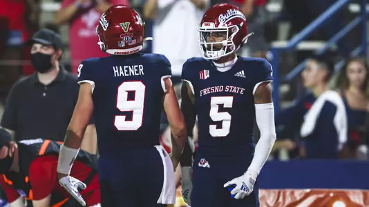 Jalen Cropper and Jake Haener