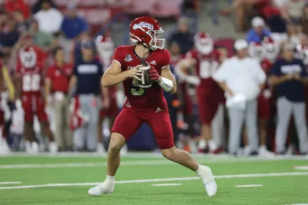 Jake Haener in game against Cal Poly