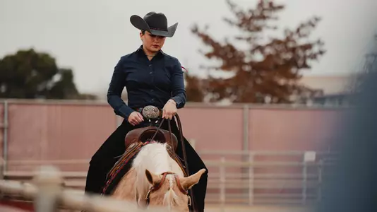 Fresno State equestrian reiner Ashley Jackson