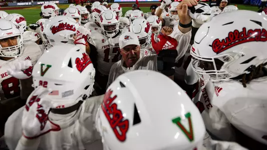 The Fresno State Bulldogs take on the USC Trojans at the Los Angeles Memorial Coliseum in Los Angeles, CA on September 17, 2022. (Samuel Marshall Photography)