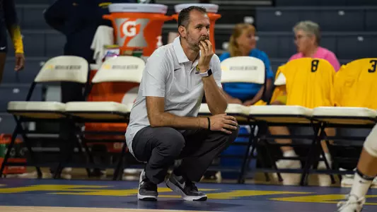 Michigan volleyball Maize beats Blue, three sets to one, at Crisler Center in Ann Arbor, MI on August 20, 2022.