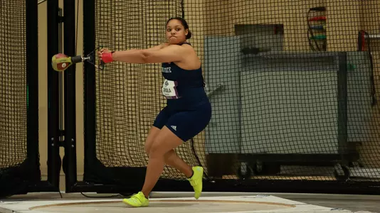 25 FEB 2022: The 2022 Mountain West Menâ??s and Womenâ??s Indoor Track and Field Championship is held at the Albuquerque Convention Center in Albuquerque, NM (Justin Tafoyal/NCAA Photos)