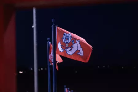 Bulldog flag, softball