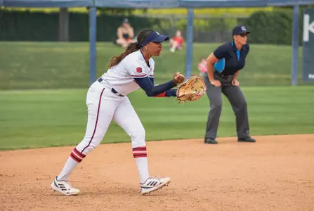 Alesia Denby, shortstop, defense