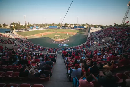 Pete Beiden Field at Bob Bennett Stadium, 2023 MW Baseball Championships, from press box