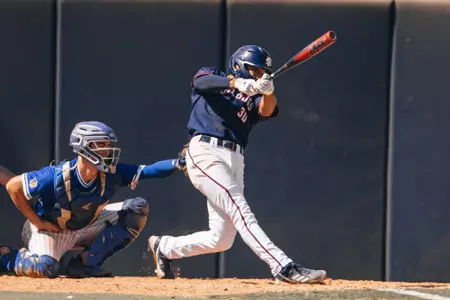 Nikoh Mitchell at the plate
