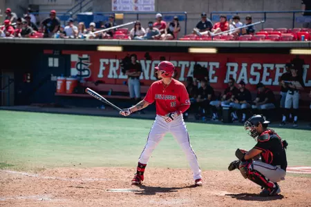 Bobby Blandford batting against SDSU