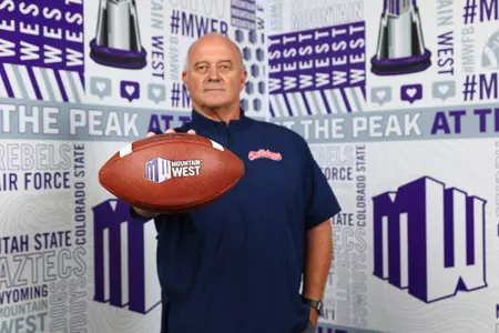 20 JUL 2022: The 2022 Mountain West Football Media Days takes place at The Mandalay Bay Resort and Casino in Las Vegas, NV. Justin Tafoya/NCAA Photos