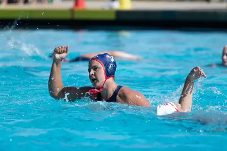 Brooke Ochoa celebrates a goal