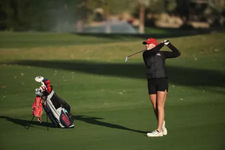 Katelyn Lehigh on the course