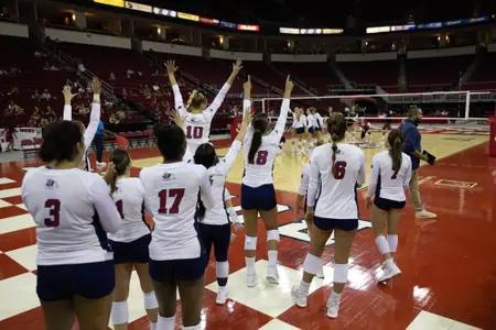 Team celebrates win