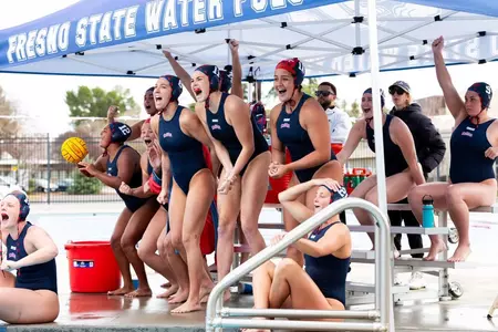 Water Polo celebrates win over No. 1 Stanford