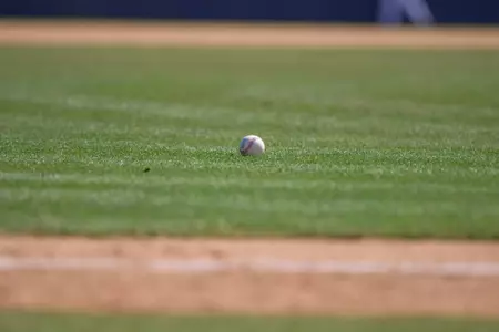 Baseball in the grass