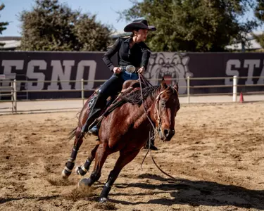 Fresno State's Brogan Hill - Reining