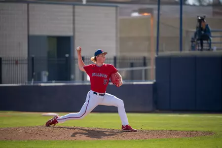 Caleb Anderson on the mound