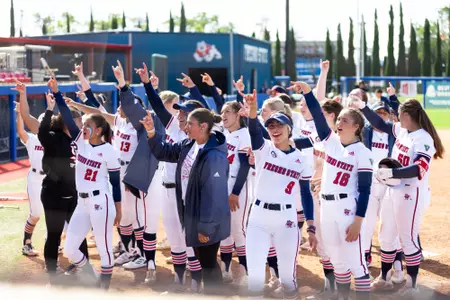 softball celebration