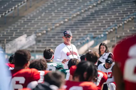 Fresno State Football head coach Jeff Tedford