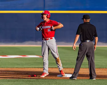 Tommy Hopfe Double celebration