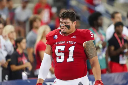 The Fresno State Bulldogs take on the Oregon State Beavers at Valley Children’s Stadium in Fresno, CA on September 10, 2022. (Samuel Marshall Photography)