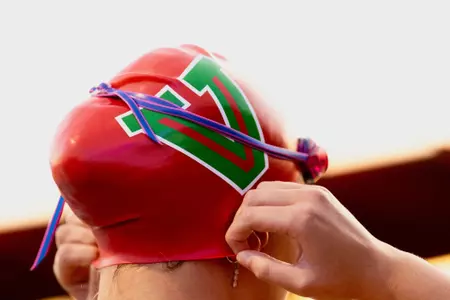 green v swim cap
