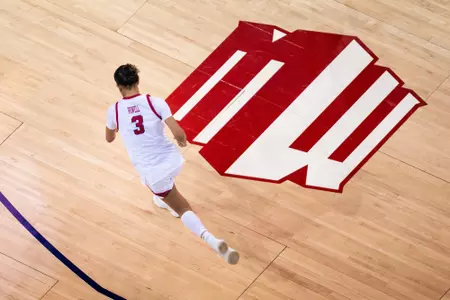 Danae Powell on court MW logo