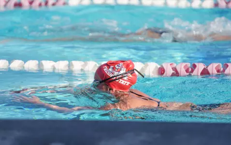 swimmer during warm ups