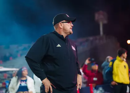 Head coach Matt Entz