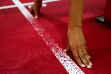 1 MAR 2025: The 2025 Mountain West Men’s and Women’s Indoor Track and Field Championship takes place at the Albuquerque Convention Center in Albuquerque, New Mexico. (Isaac Wasserman/NCAA Photos)