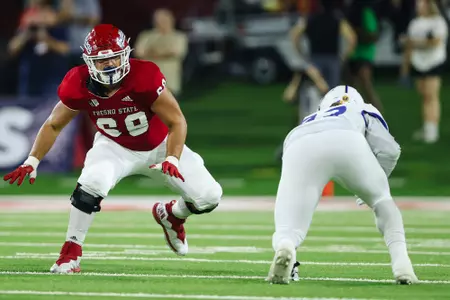 The Fresno State Bulldogs take on the San Jose State Spartans at Valley Children’s Stadium in Fresno, California on October 15, 2022. (Samuel Marshall Photography)