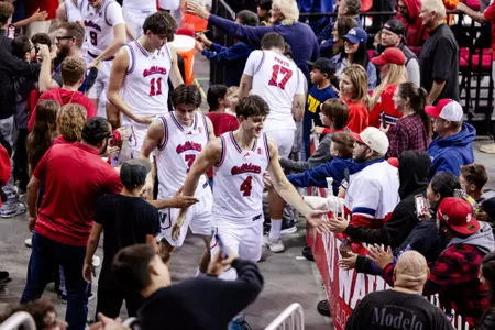 Fans at the Save Mart Center