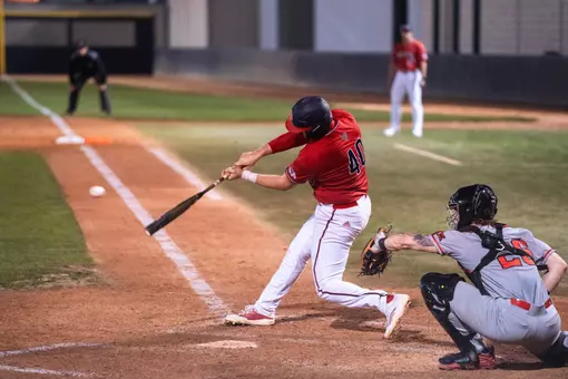 Cayden Munster at bat