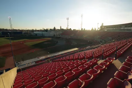 Pete Beiden Field at Bob Bennett Stadium Golden Hour