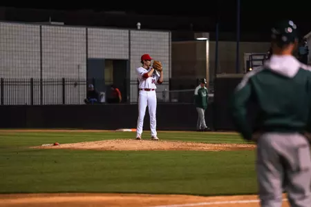 Douglas Crystal on the mound