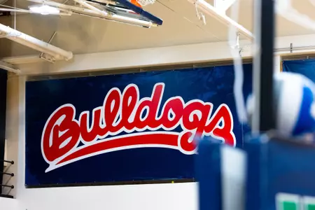 Bulldogs script in North Gym