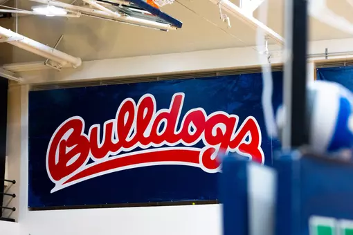 Bulldogs script in North Gym